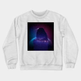 silhouette portrait of people Crewneck Sweatshirt